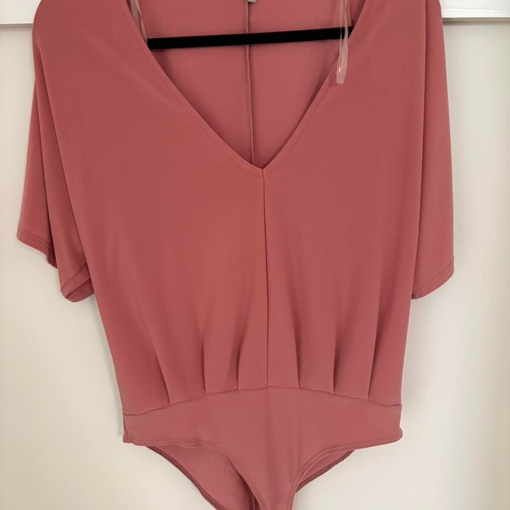 Charlotte-russe Women's Pink Bodysuit